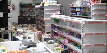 Se registraron varios saqueos en diferentes comercios durante la semana pasada. Foto: Clarín.