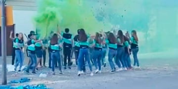 En el encuentro ilegal hubo funcionarios, concejales, docentes y alumnos (Pampa Diario)