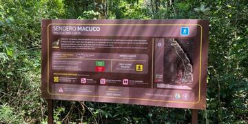 El Sendero Macuco contará con nueva cartelería.