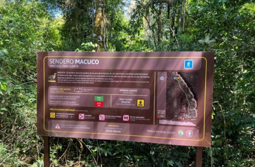 El Sendero Macuco contará con nueva cartelería