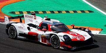 El GR10 Hybrid, ganador con Pechito y sus compañeros de Toyota en Monza.