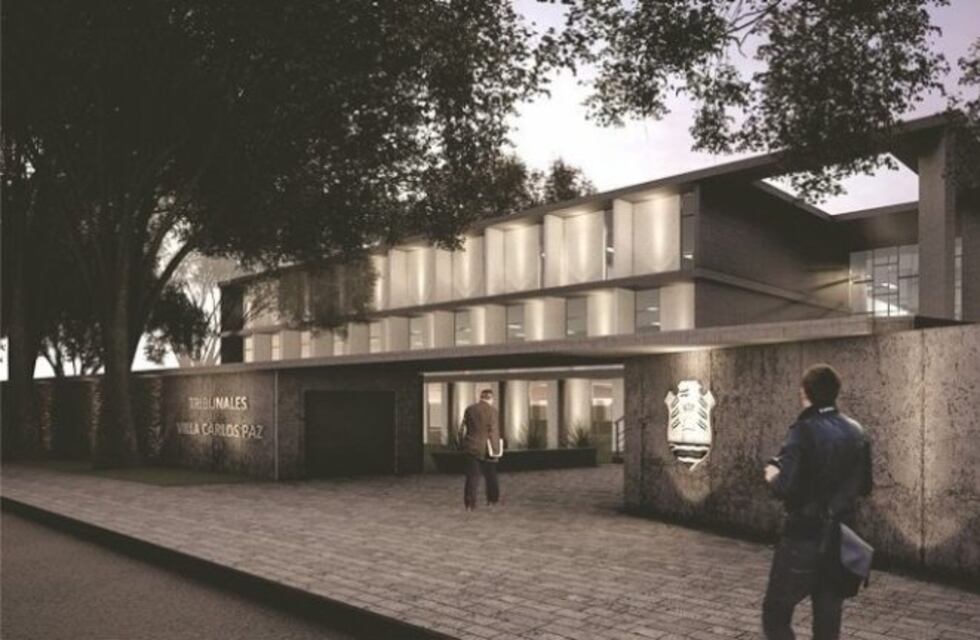 Comienza la obra de los nuevos tribunales de Villa Carlos Paz