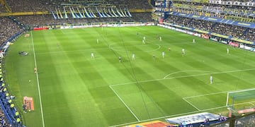 La Bombonera colmada de hinchas de Boca en el partido ante Racing por las semifinales del Clausura de la Liga Profesional