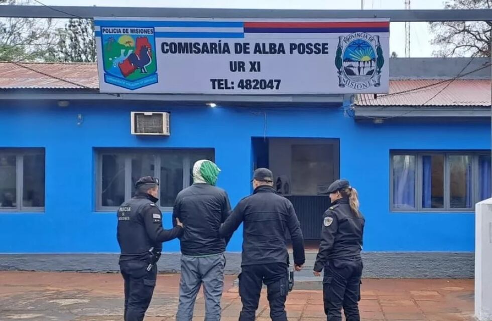 Recapturan al segundo preso que se fugó de la comisaría de Alba Posse