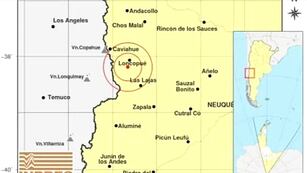 Se produjo un sismo en Neuquén.