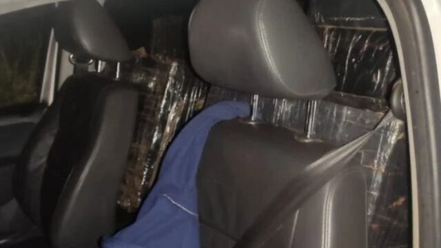 Garuhapé: incautan contrabando de marihuana transportado en una camioneta.