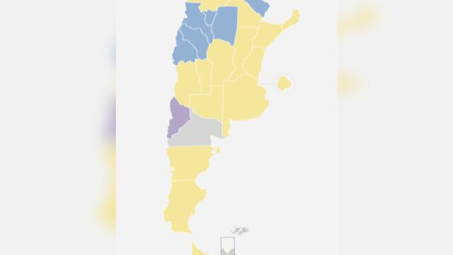 Mapa interactivo sobre las elecciones PASO 2021.
