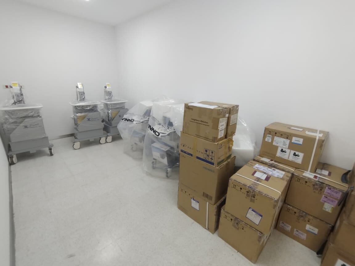Llevan el equipamiento al nuevo Hospital de Rafaela