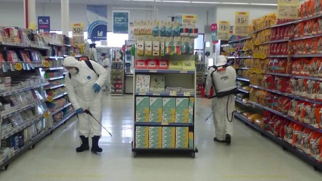 Tolhuin: Se realizaron jornadas de desinfección en comercios de la ciudad