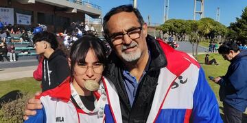 Ludmila Olmos, ganó la primera medalla de Oro para  Coronel Rosales en los Torneos Bonaerenses.