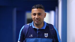 Francisco Molina, el volante ofensivo que defiende los colores de Gimnasia y Esgrima de Jujuy.