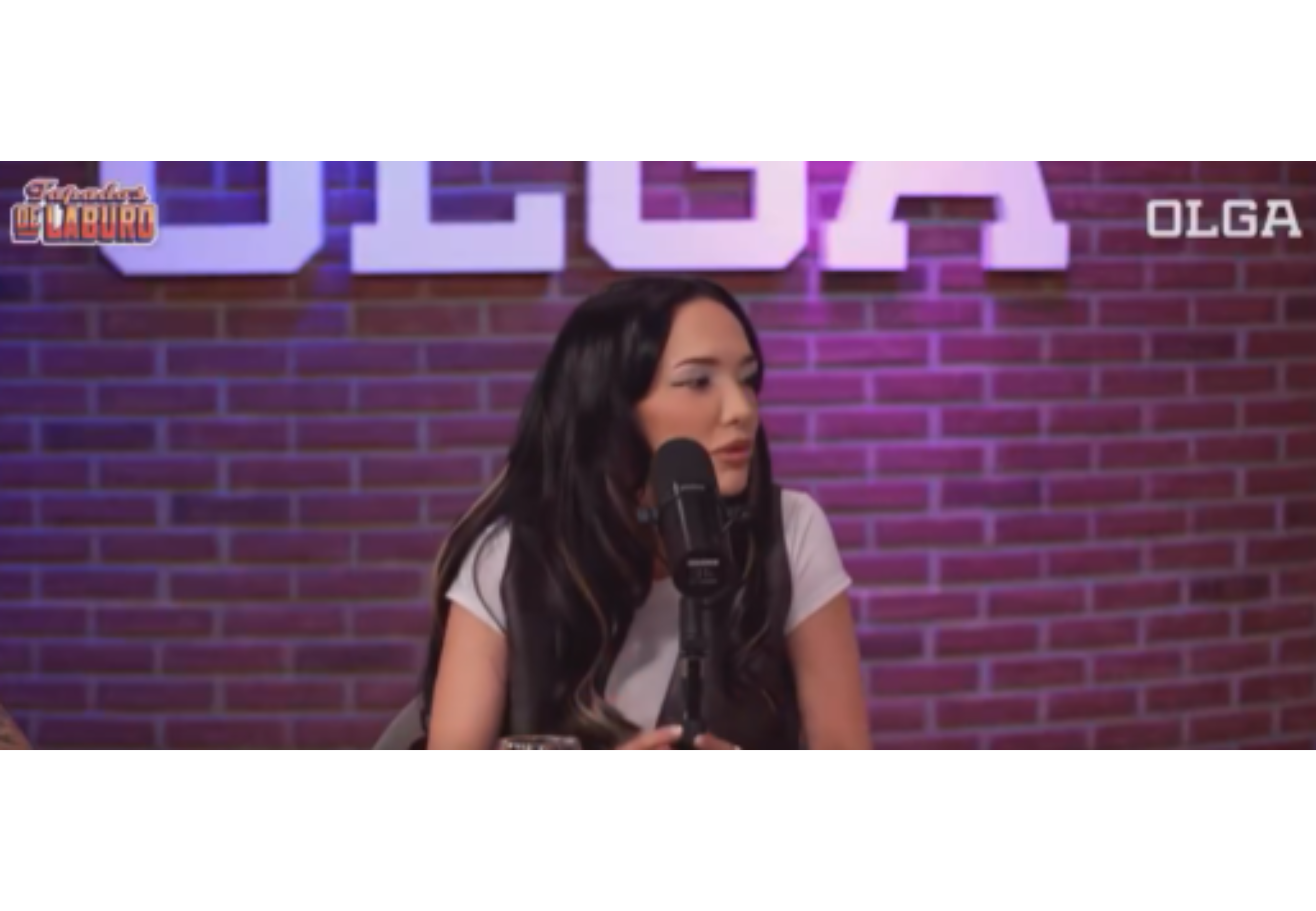 La cantante estuvo en el programa de Olga.