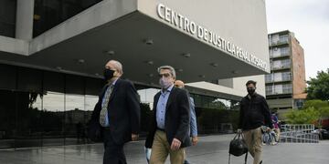 Armando Traferri y su abogado