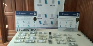 Nuevo allanamiento en la causa por drogas: hallan 195 mil dólares, celulares y balanzas de precisión