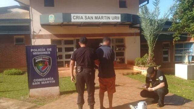 Detienen a un hombre acusado de entrar a robar a una escuela en San Martín.