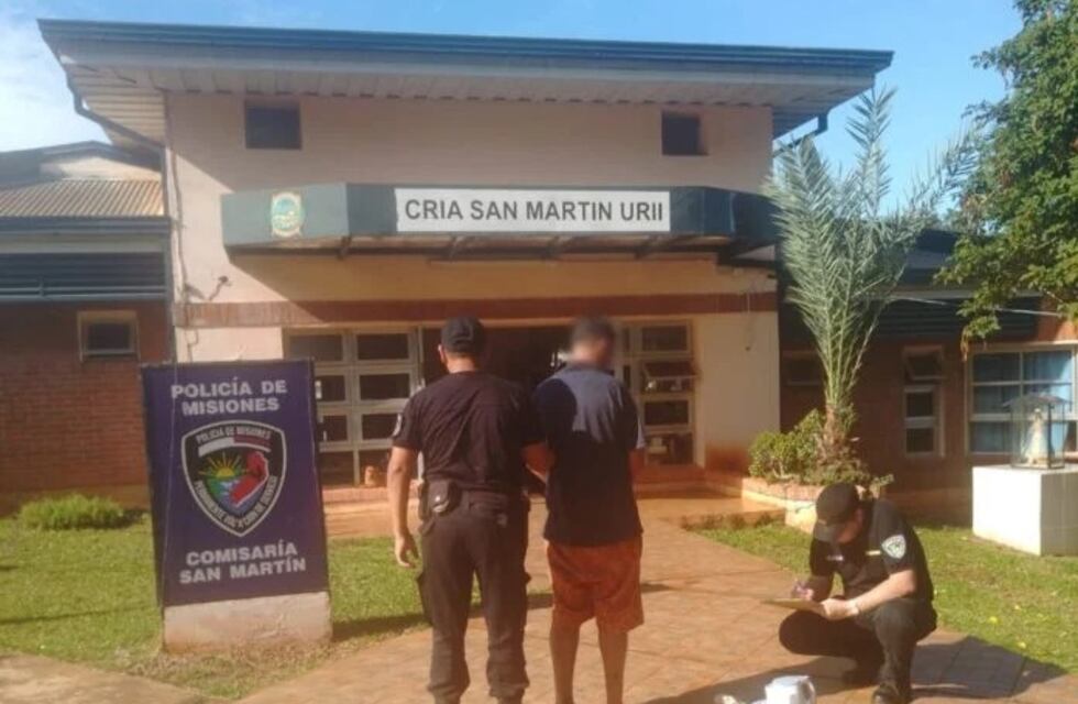 Detienen a un hombre acusado de entrar a robar a una escuela en San Martín