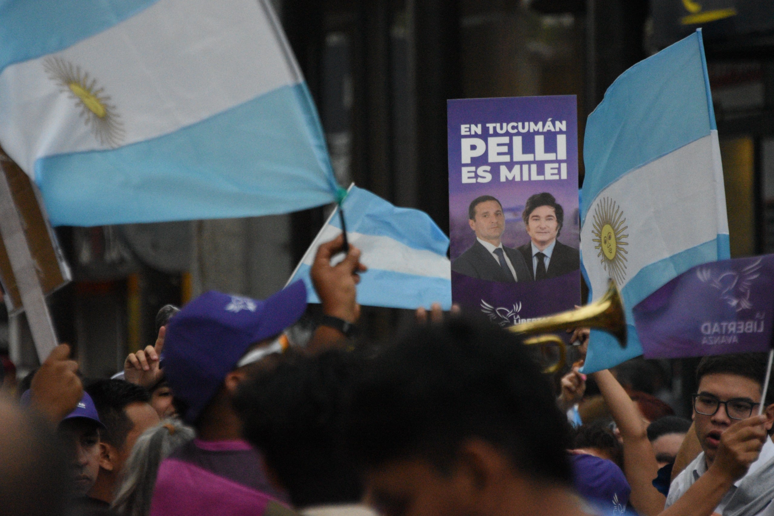 Milei en Tucumán. Foto: Dulce Márquez.