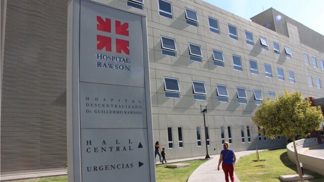 El Hospital Rawson, uno de los más importantes de la provincia.