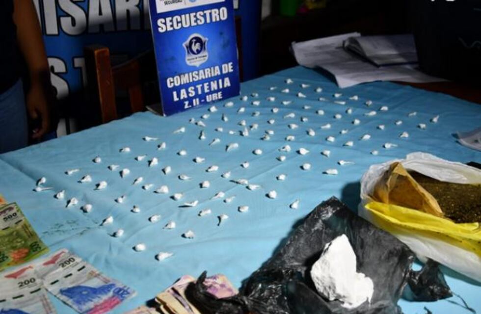 Allanamiento: encontraron cocaína y marihuana fraccionadas para la venta en una vivienda