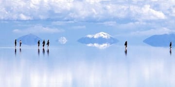 El salar de Uyuni, una de las reservas de litio más grandes del planeta, que está en Bolivia.