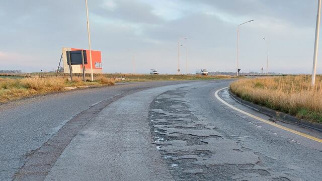 Piden que Nación libere fondos por deterioro en la rotonda de las Rutas 3 y 249