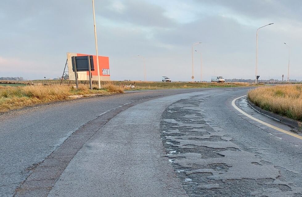 Piden que Nación libere fondos por deterioro en la rotonda de las Rutas 3 y 249