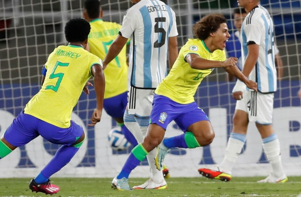 Sudamericano Sub 20: Argentina cometió muchos errores y cayó 3 a 1 con Brasil