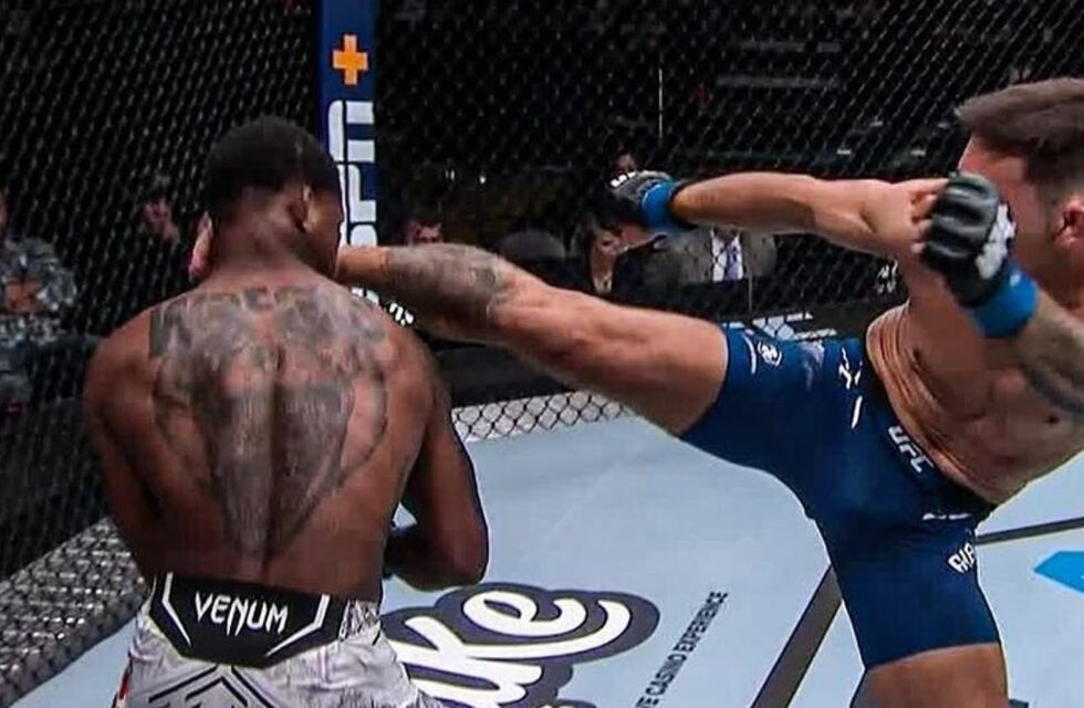 El tremendo knockout a los 37 segundos de Esteban Ribovics: de entrenar en Córdoba a luchar en UFC