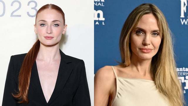 Sophie Turner y Angelina Jolie.