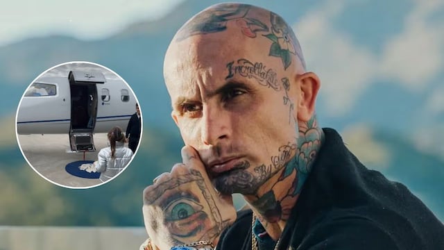 Así fue el viaje en jet privado de Emanuel Noir de Ke Personajes y sus hijas a la Patagonia Argentina