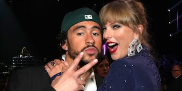Así fue el encuentro entre Bad Bunny y Taylor Swift en los Premios Grammy 2023 que revolucionó las redes