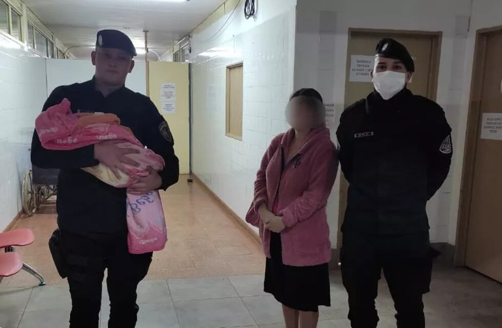 Policías de Bernardo de Irigoyen lograron reanimar a una beba de tan solo un mes de vida