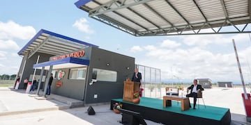 El Gobernador de la Provincia encabezó el acto inaugural de la Zona Franca de Perico, este jueves al mediodía.