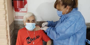 Campaña de vacunación antigripal en Villa Carlos Paz.