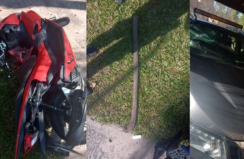 Insultaron a su esposa y desataron su furia: destruyó a palazos la camioneta y la moto del vecino en Córdoba
