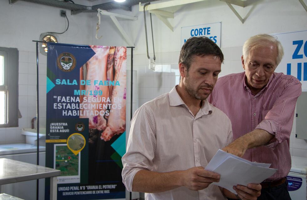 Productores entrerrianos realizan la primera faena de ovinos en el Penal Nº 9 de Gualeguaychú