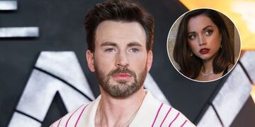 Chris Evans y Ana de Armas.