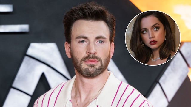 Chris Evans y Ana de Armas.