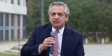 Alberto Fernández, presidente de la Nación.