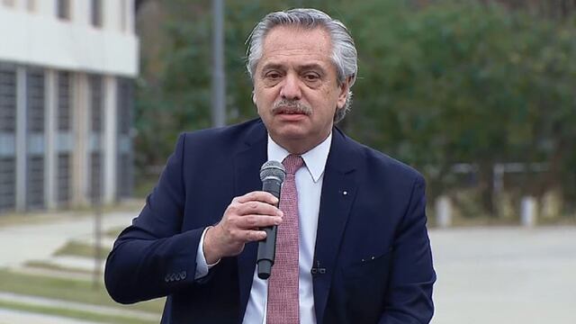 Alberto Fernández, presidente de la Nación.
