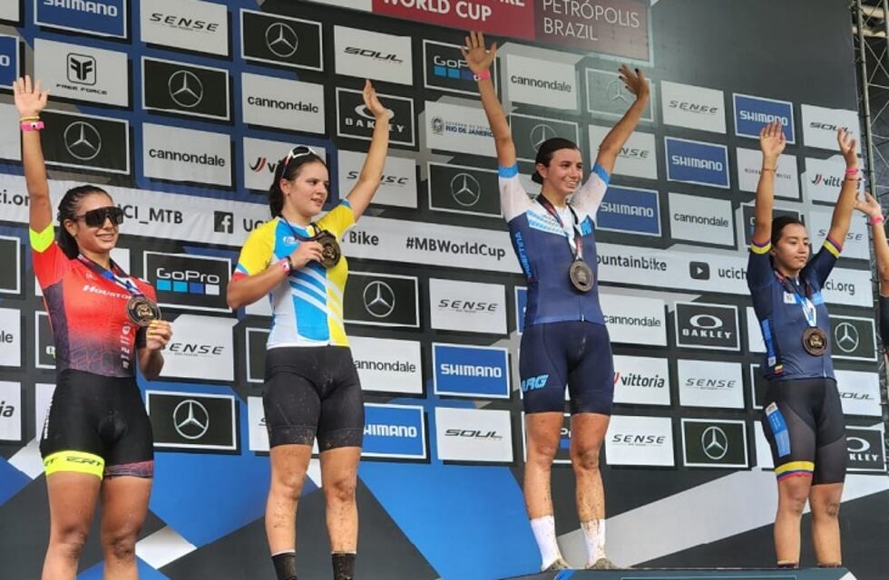 Copa del Mundo XCO Junior: Julieta Bendetti conquistó la cima del podio en Brasil