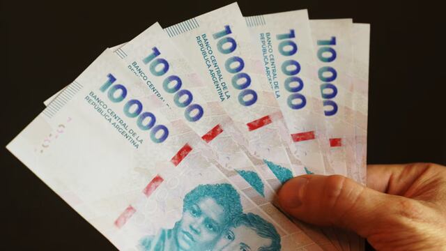 Billetes de $ 10.000.