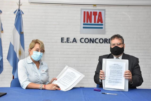 Alfredo Francolini celebró un convenio junto a INTA Concordia