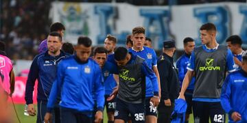 Talleres perdió ante Gimnasia en La Plata en el debut del DT portugués Pedro Caixinha. (Federico López Claro)