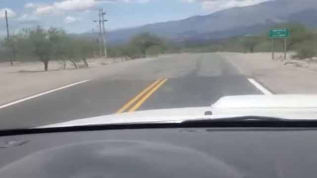 La foto viral sobre el estado de la Ruta 307 entre Tucumán y Catamarca