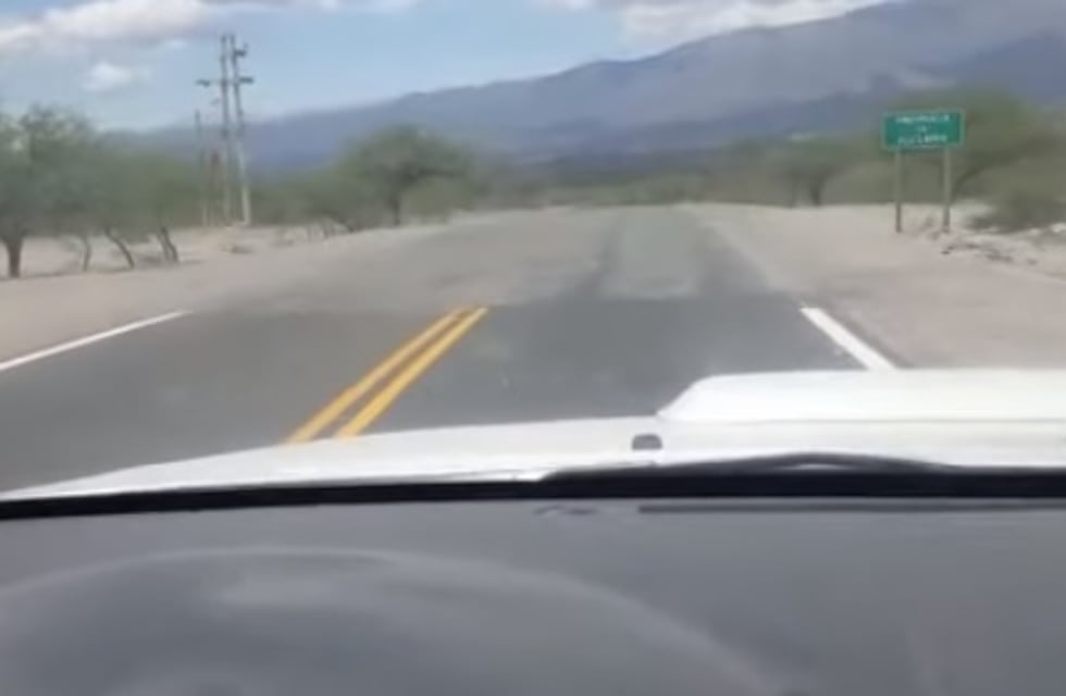 La foto viral sobre el estado de la Ruta 307 entre Tucumán y Catamarca
