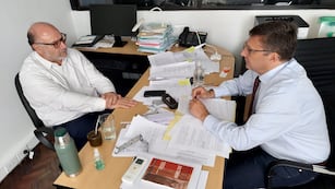 Miguel Piedecasas recibió en Buenos Aires a Lisandro Mársico