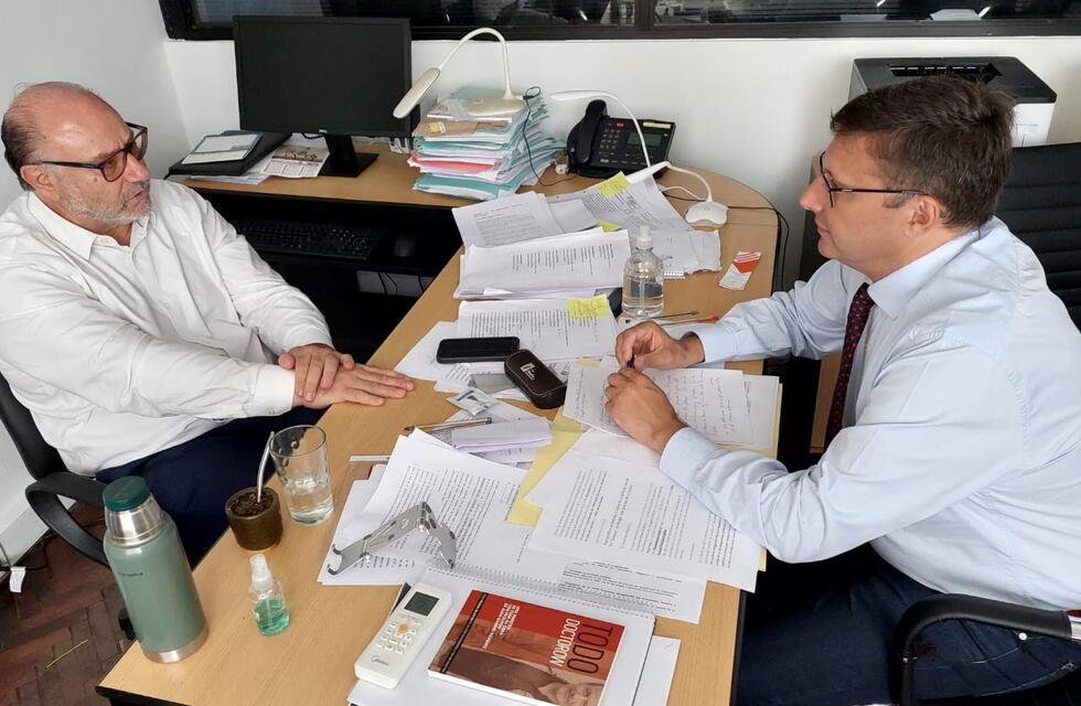 Juzgado Federal de Rafaela vacante: Lisandro Mársico se reunió con Miguel Piedecasas