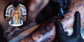 El central estrenó tinta en honor a la consagración en Medio Oriente.