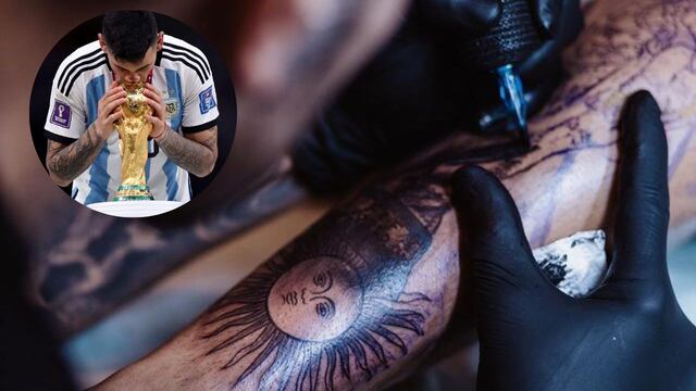 El central estrenó tinta en honor a la consagración en Medio Oriente.